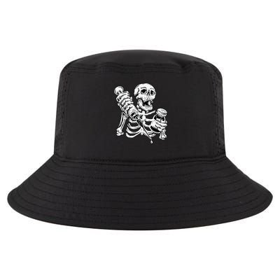 Skeleton Vaccine Cool Comfort Performance Bucket Hat