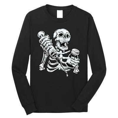 Skeleton Vaccine Long Sleeve Shirt