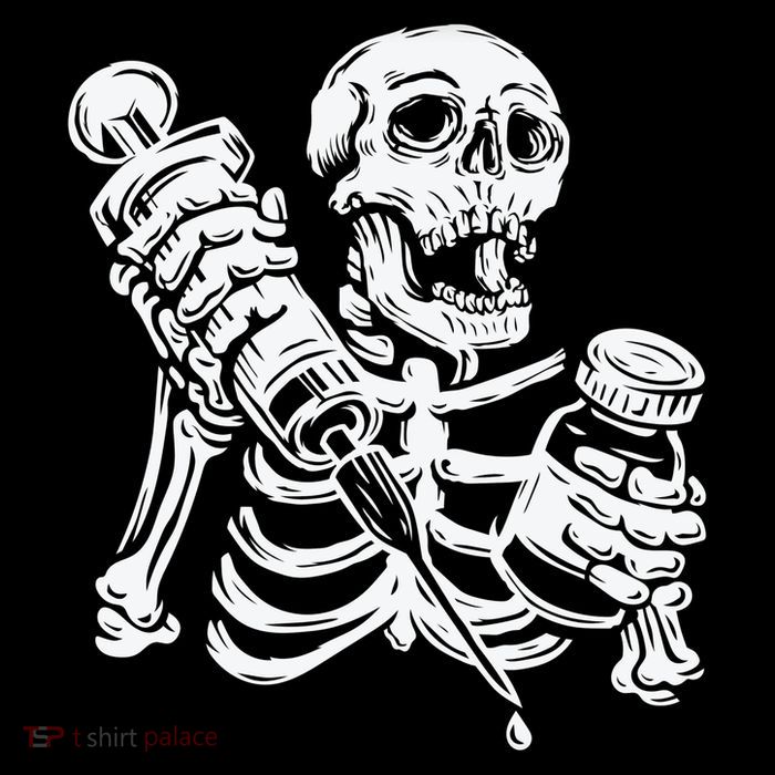 Skeleton Vaccine Apron
