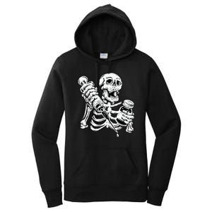 Skeleton Vaccine Women's Pullover Hoodie