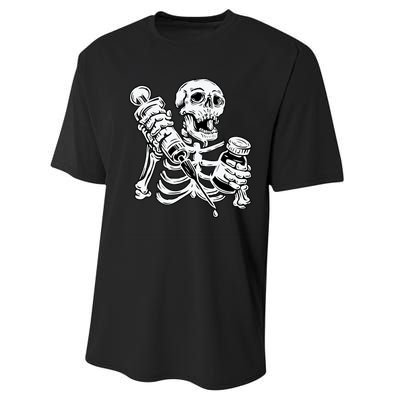 Skeleton Vaccine Performance Sprint T-Shirt