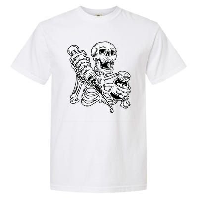 Skeleton Vaccine Garment-Dyed Heavyweight T-Shirt