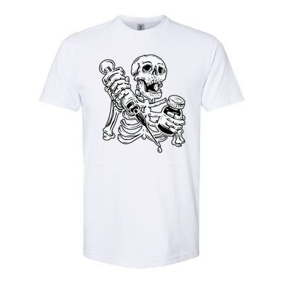 Skeleton Vaccine Softstyle CVC T-Shirt