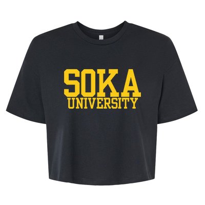 Soka Vintage Arch University Bella+Canvas Jersey Crop Tee