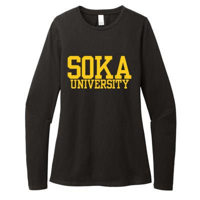 Soka Vintage Arch University Womens CVC Long Sleeve Shirt