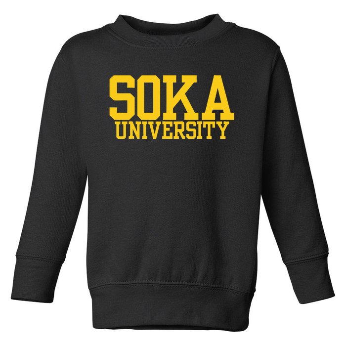 Soka Vintage Arch University Toddler Sweatshirt