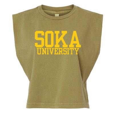 Soka Vintage Arch University Garment-Dyed Women's Muscle Tee