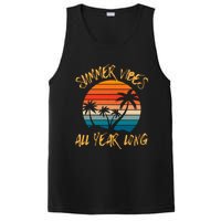 Summer Vibes All Year Long Retro Vintage Summer Lover PosiCharge Competitor Tank