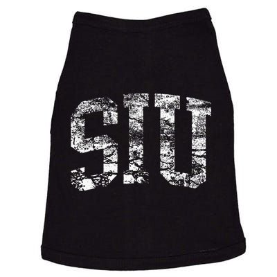 SIU Vintage Arch Logo University Sports Style Doggie Tank