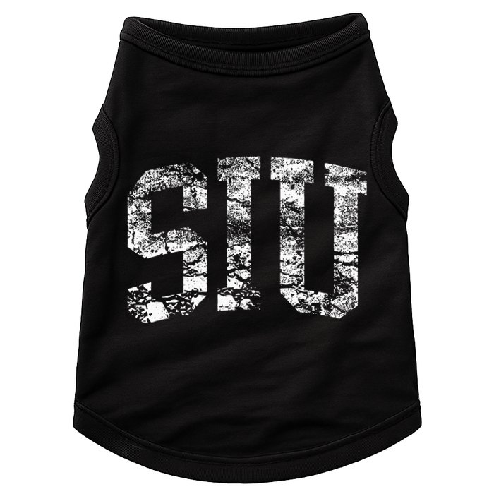 SIU Vintage Arch Logo University Sports Style Doggie Tank