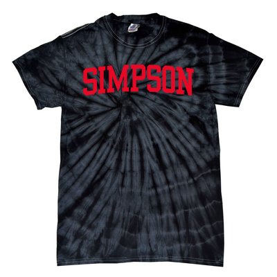 Simpson Vintage Arch University Tie-Dye T-Shirt