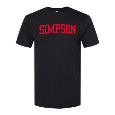 Simpson Vintage Arch University Softstyle CVC T-Shirt