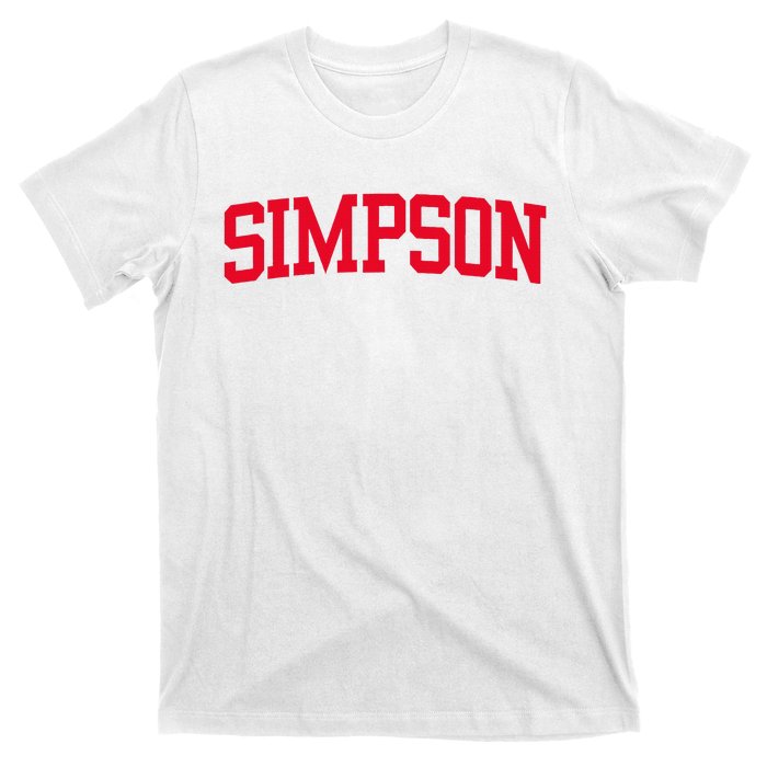 Simpson Vintage Arch University T-Shirt