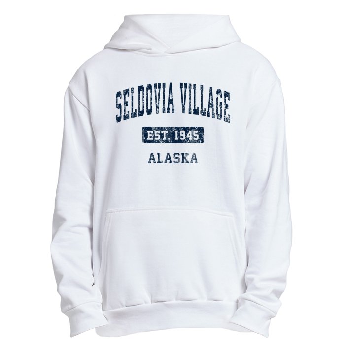 Seldovia Village Alaska Ak Vintage Sports Established Urban Pullover Hoodie