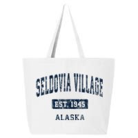 Seldovia Village Alaska Ak Vintage Sports Established 25L Jumbo Tote