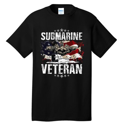 Submarine Veteran Artwork For A Submariner Tall T-Shirt