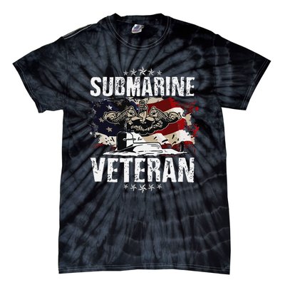 Submarine Veteran Artwork For A Submariner Tie-Dye T-Shirt