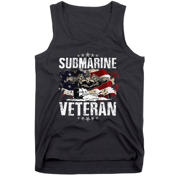 Submarine Veteran Artwork For A Submariner Tank Top