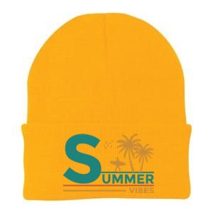 Summer Vibes Adventure Graphic Knit Cap Winter Beanie