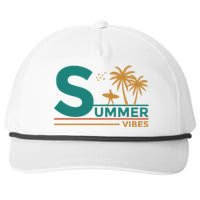 Summer Vibes Adventure Graphic Snapback Five-Panel Rope Hat