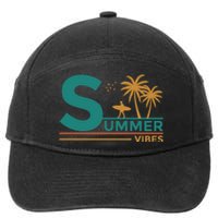 Summer Vibes Adventure Graphic 7-Panel Snapback Hat