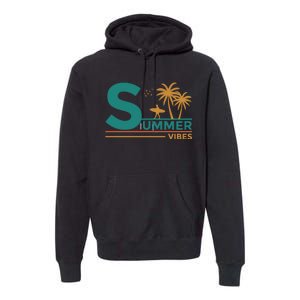 Summer Vibes Adventure Graphic Premium Hoodie