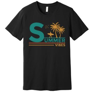 Summer Vibes Adventure Graphic Premium T-Shirt