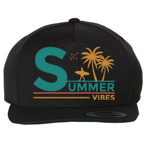 Summer Vibes Adventure Graphic Wool Snapback Cap