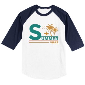 Summer Vibes Adventure Graphic Baseball Sleeve Shirt