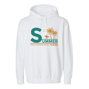 Summer Vibes Adventure Graphic Garment-Dyed Fleece Hoodie