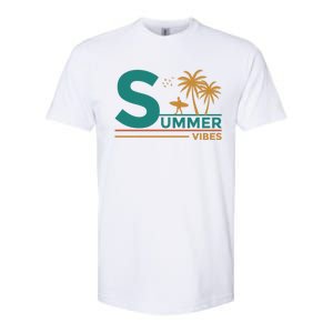 Summer Vibes Adventure Graphic Softstyle CVC T-Shirt