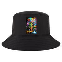 Surreal Vision: A Psychedelic Dreamscape Cool Comfort Performance Bucket Hat