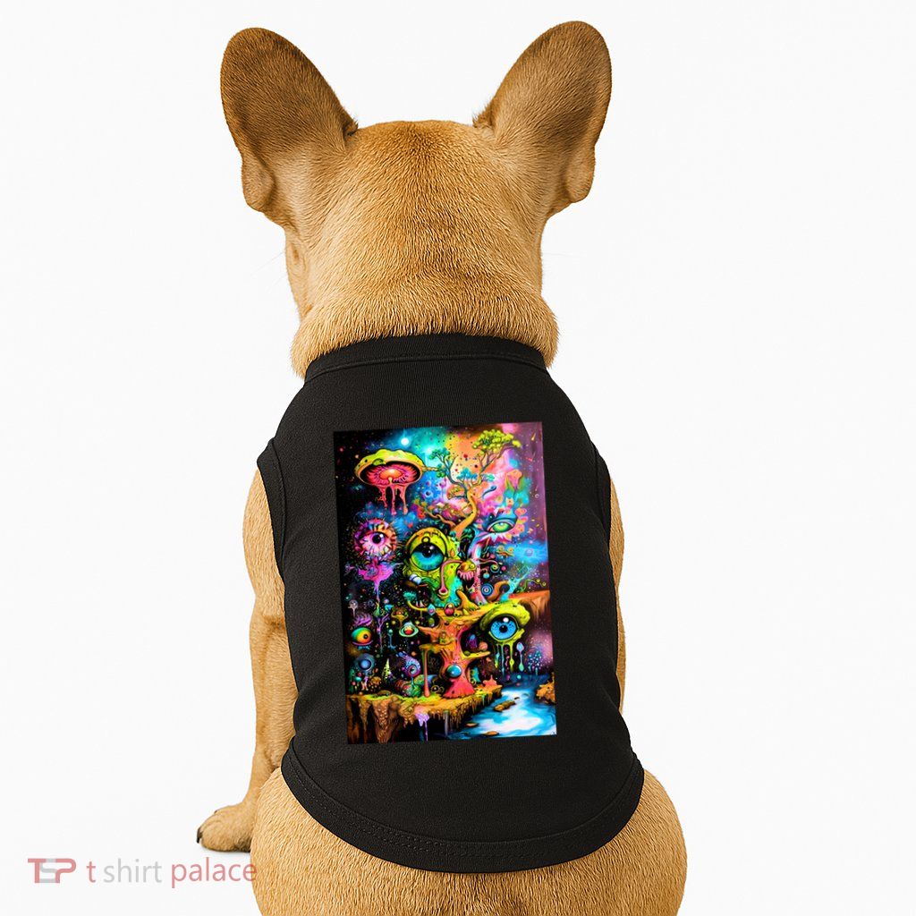 Surreal Vision: A Psychedelic Dreamscape Doggie Tank