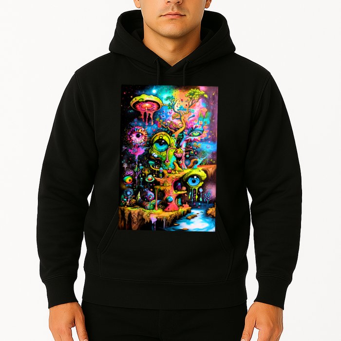 Surreal Vision: A Psychedelic Dreamscape Hoodie