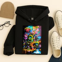 Surreal Vision: A Psychedelic Dreamscape Hoodie