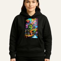 Surreal Vision: A Psychedelic Dreamscape Hoodie