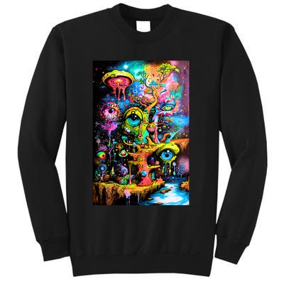 Surreal Vision: A Psychedelic Dreamscape Sweatshirt