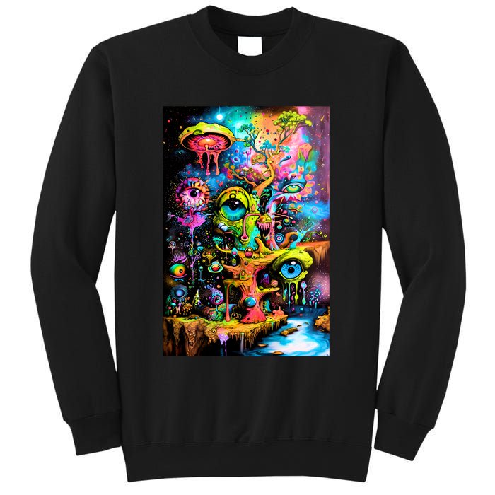 Surreal Vision: A Psychedelic Dreamscape Sweatshirt
