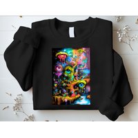 Surreal Vision: A Psychedelic Dreamscape Sweatshirt