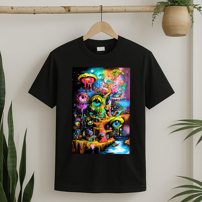 Surreal Vision: A Psychedelic Dreamscape T-Shirt