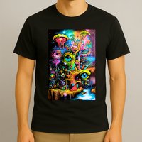 Surreal Vision: A Psychedelic Dreamscape T-Shirt
