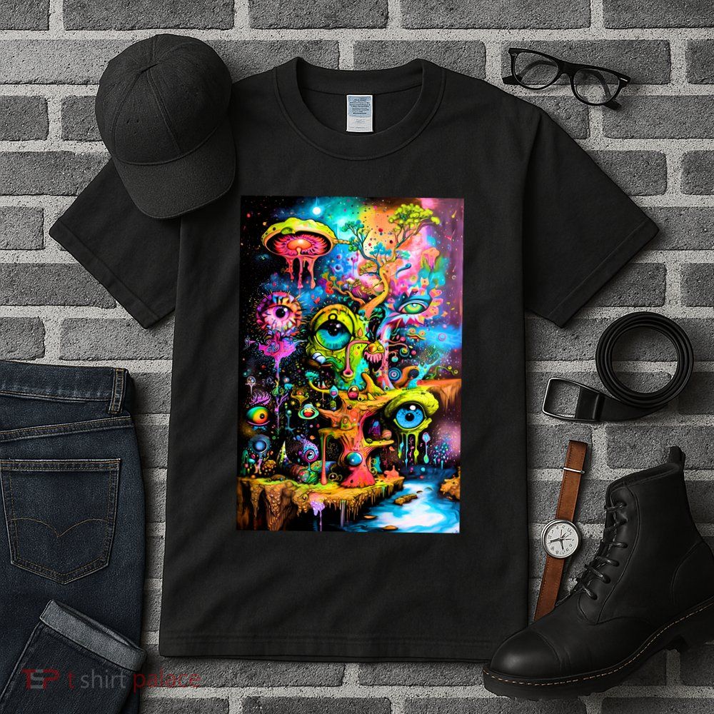 Surreal Vision: A Psychedelic Dreamscape Tall T-Shirt
