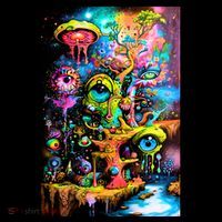 Surreal Vision: A Psychedelic Dreamscape Tall T-Shirt