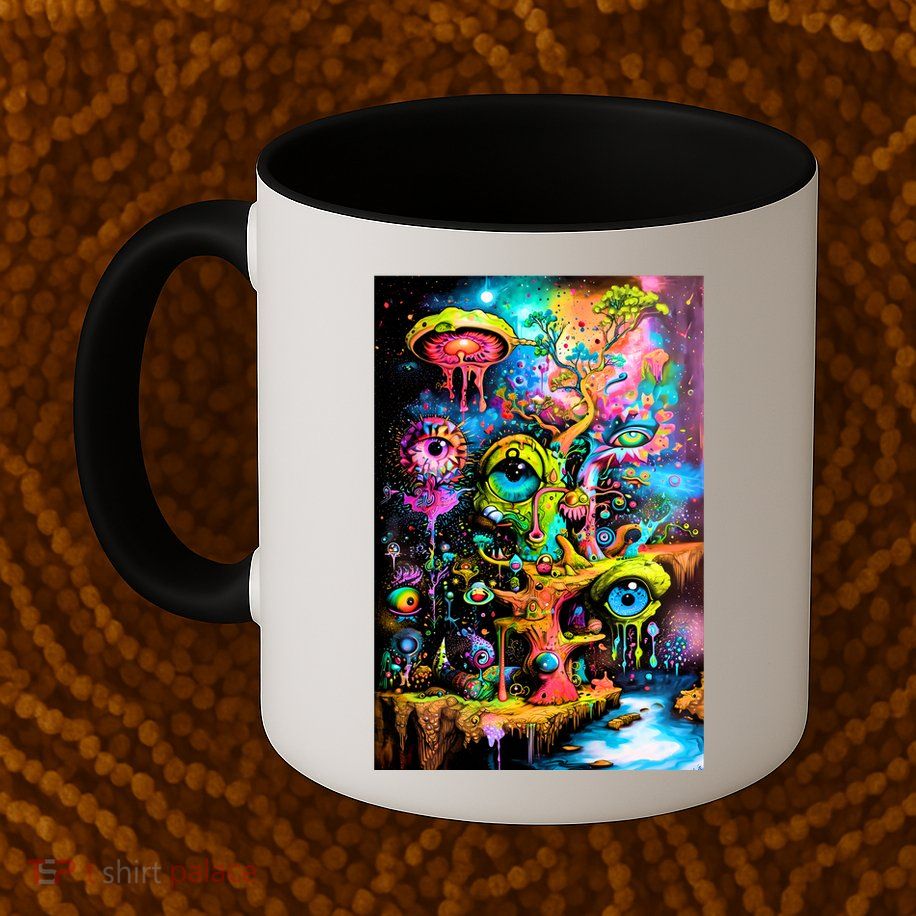 Surreal Vision: A Psychedelic Dreamscape Mug