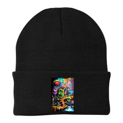 Surreal Vision: A Psychedelic Dreamscape Beanie