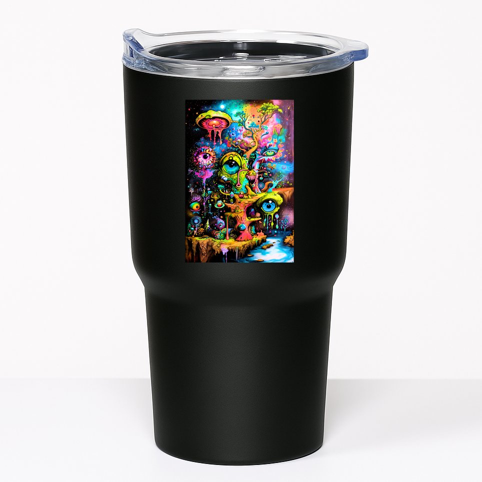 Surreal Vision: A Psychedelic Dreamscape Tumbler