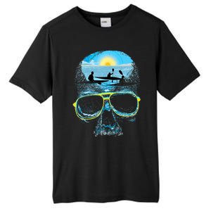 Summer Vacation Beach Skull Lover Cool Rowing Tall Fusion ChromaSoft Performance T-Shirt