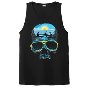 Summer Vacation Beach Skull Lover Cool Rowing PosiCharge Competitor Tank