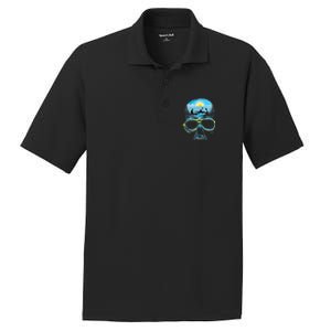 Summer Vacation Beach Skull Lover Cool Rowing PosiCharge RacerMesh Polo