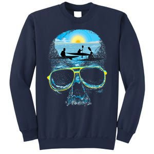 Summer Vacation Beach Skull Lover Cool Rowing Sweatshirt